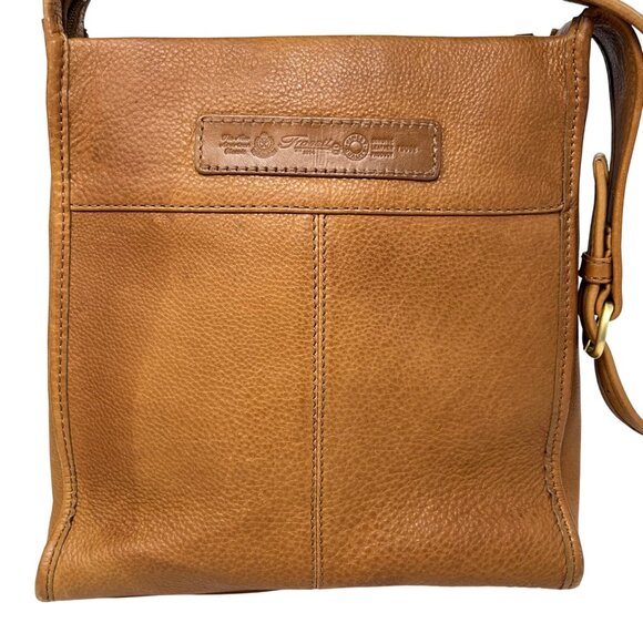 Fossil Full Leather Shoulder Bag Purse Front Pockets Adjustable Strap 75082 - Picture 6 of 13